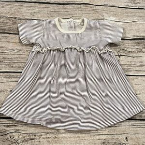Peek 100% cotton striped dress size 3-6 months